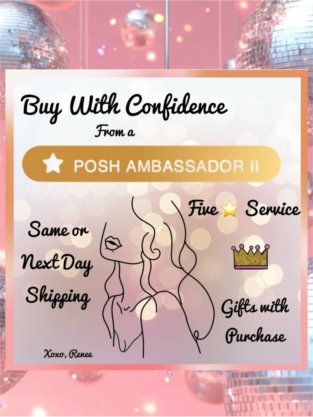 Popl | Poshmark Black Metal Digital Business Card Customizable